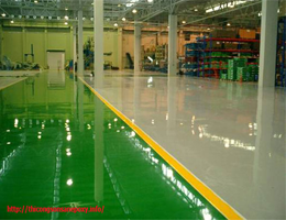 Sơn epoxy lối đi nền nhà xưởng